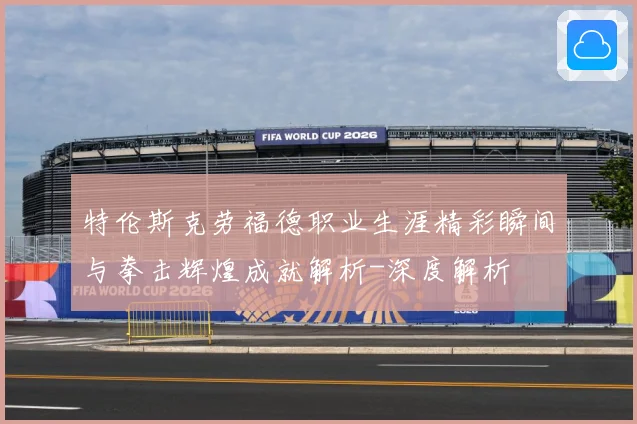 特伦斯克劳福德职业生涯精彩瞬间与拳击辉煌成就解析-深度解析